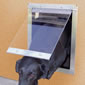 Easy Pet Door photo of black lab dog using dog door